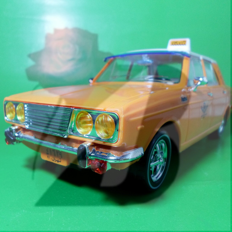 ماکت ماشین مدل تاکسی پیکان