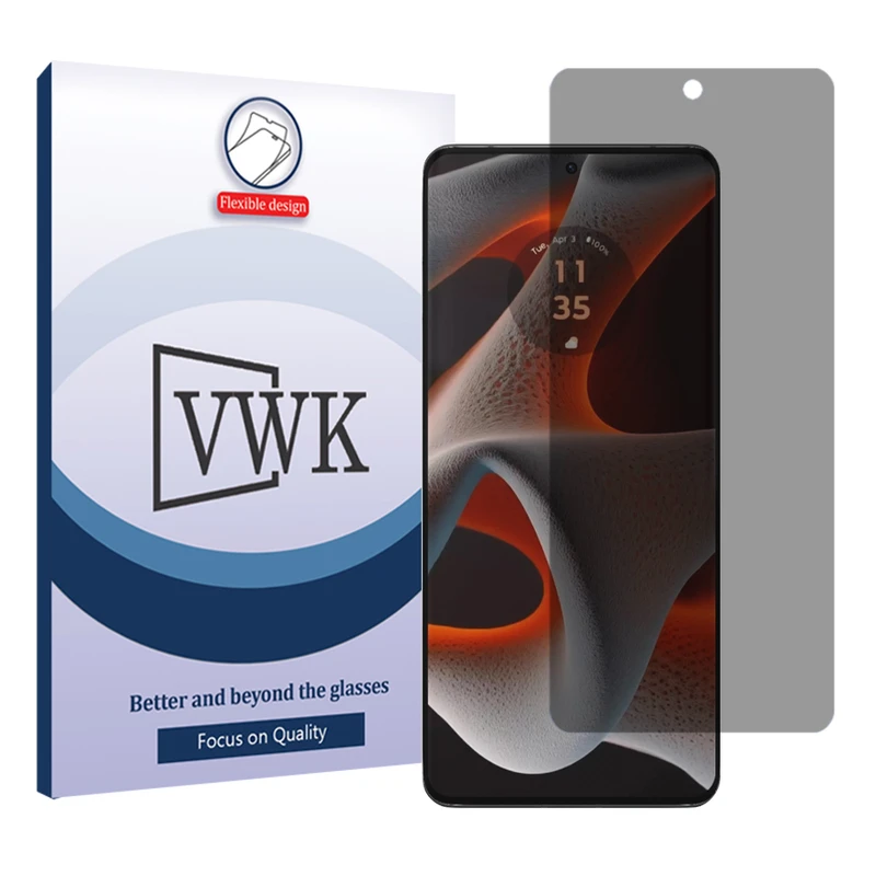 محافظ صفحه نمایش حریم شخصی وی دبلیو کی مدل Tough مناسب برای گوشی موبایل موتورولا Edge 50 Pro