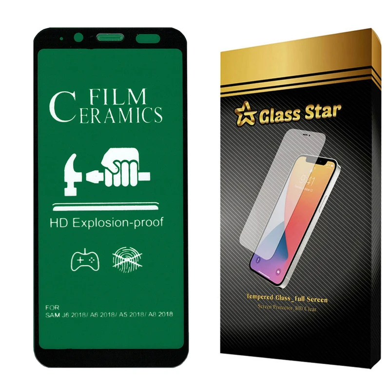 محافظ صفحه نمایش سرامیکی گلس استار مدل CRGA مناسب برای گوشی موبایل سامسونگ Galaxy A8 2018
