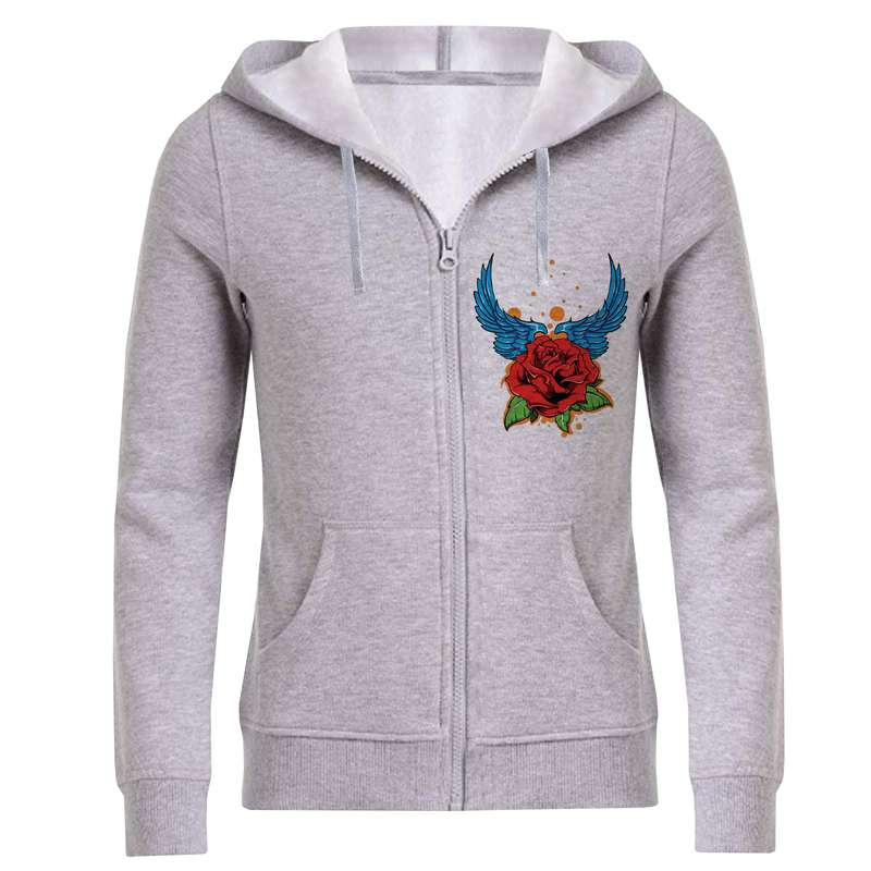 سویشرت زنانه مدل گل رز F153