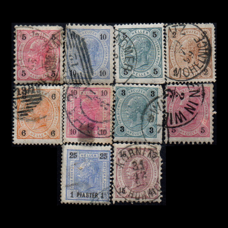 تمبر یادگاری مدل تاریخی 1890مجموعه 10 عددی
