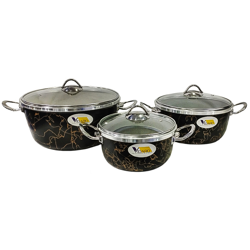 سرویس پخت و پز 8 پارچه ویدارو مدل مونیکا ماربل