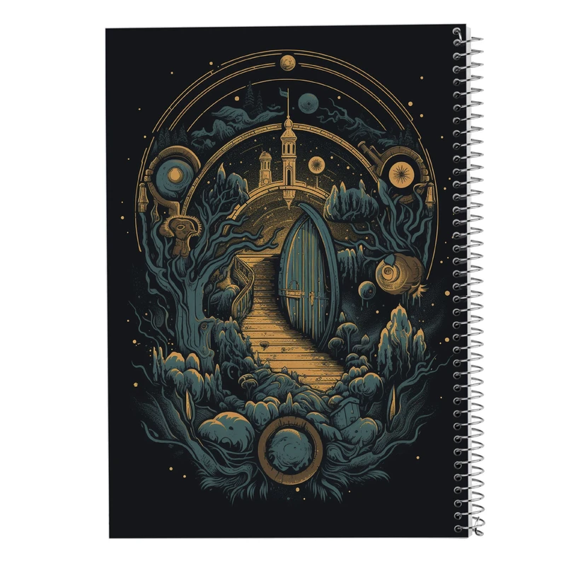 دفتر ژورنال نویسی 50 برگ مدوپد مدل نقطه ای طرح هری پاتر harrypotter کد DF10241