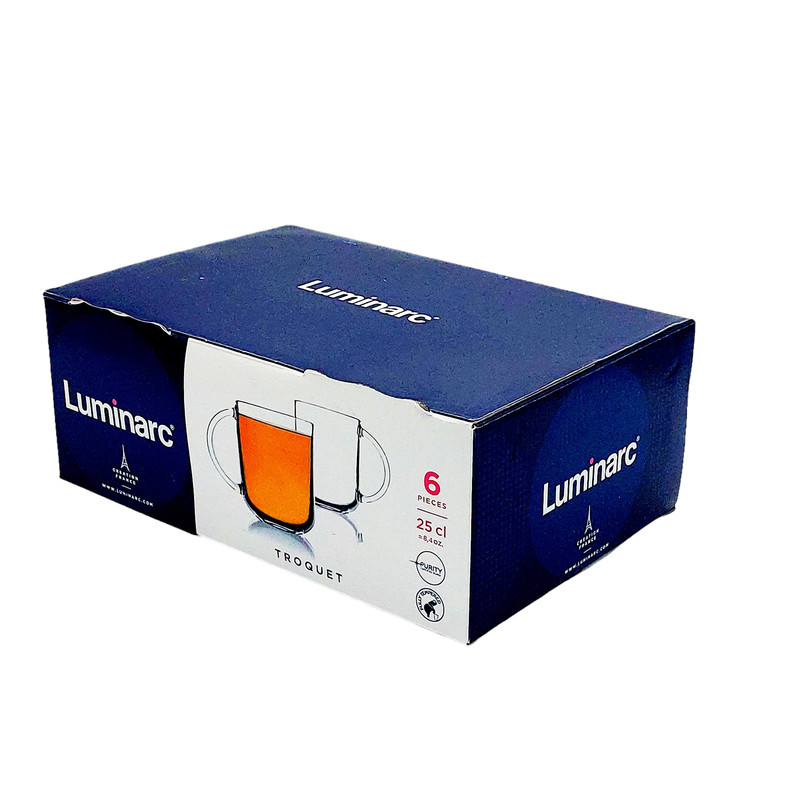 لیوان لومینارک مدل تروتکت بسته 6 عددی