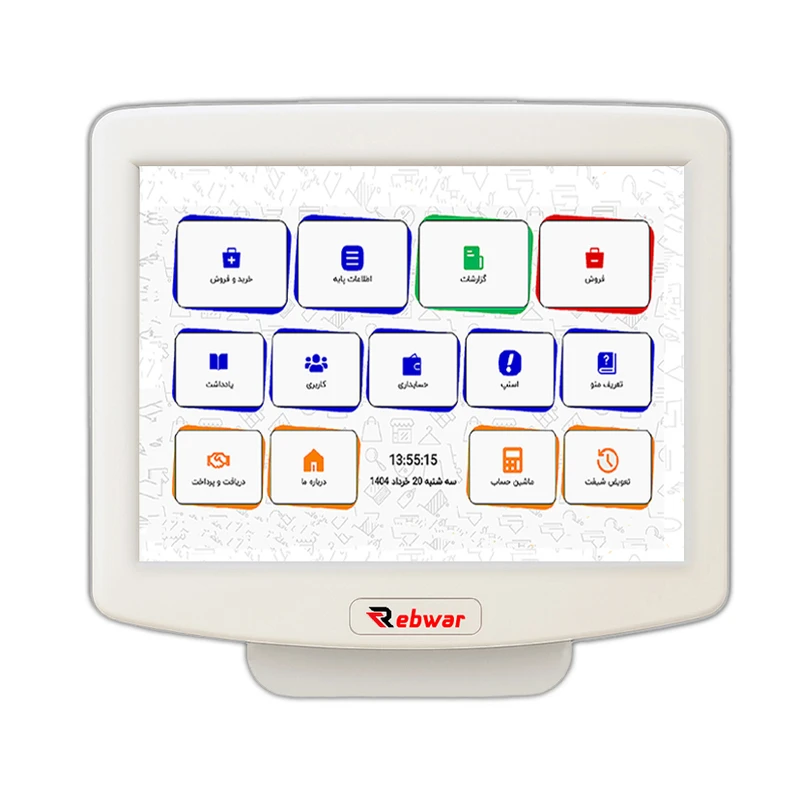 صندوق فروشگاهی لمسی ربوار مدل ARMSTAR15 Pro