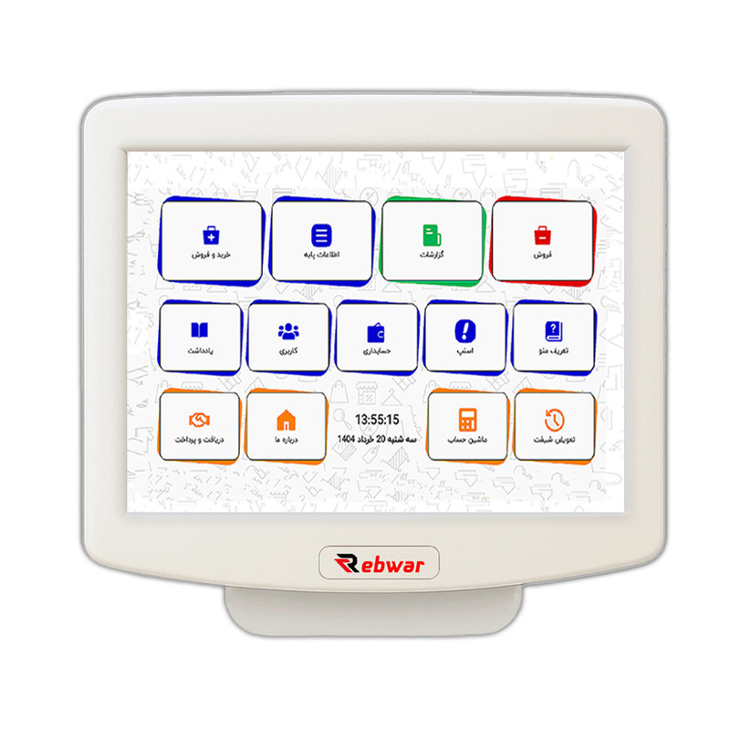 صندوق فروشگاهی لمسی ربوار مدل ARMSTAR15 Pro