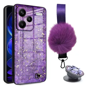 Pam Pam Cover For Xiaomi Redmi Note 13 Pro Plus with pop socket and strap
