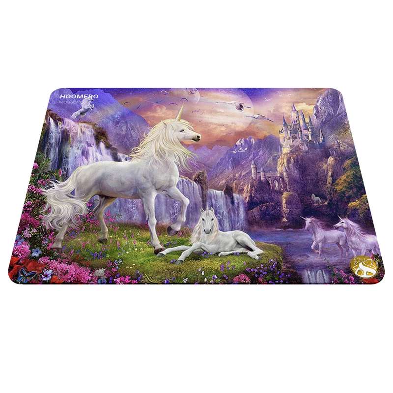 ماوس پد هومرو مدل A5867 طرح یونیکورن