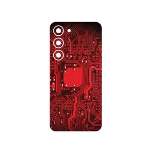 MAHOOT Red_Printed_Circuit_Board Cover Sticker for Samsung Galaxy S23