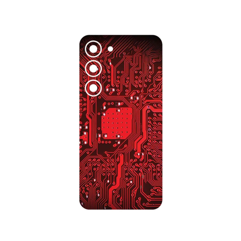 برچسب پوششی ماهوت مدل Red_Printed_Circuit_Board مناسب برای گوشی موبایل سامسونگ Galaxy S23