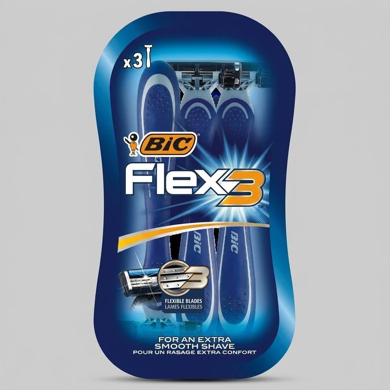 خود تراش بیک مدل Flex 3 بسته 3 عددی
