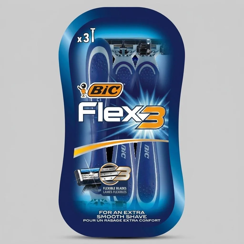 خود تراش بیک مدل Flex 3 بسته 3 عددی