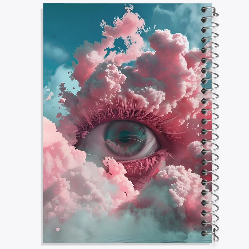 دفتر لیست خرید 50 برگ خندالو طرح چشم و ابرها کد F7193