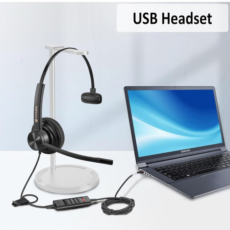هدست تلفن مدل Telephone headset arama a200 
