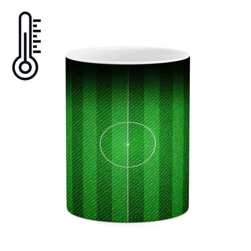 ماگ حرارتی کاکتی مدل زمین فوتبال کد  mgh12439