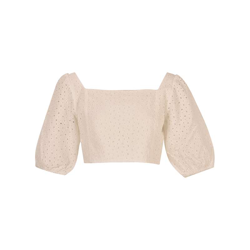 بلوز آستین کوتاه زنانه بادی اسپینر مدل 3769 کد 1 رنگ سفید