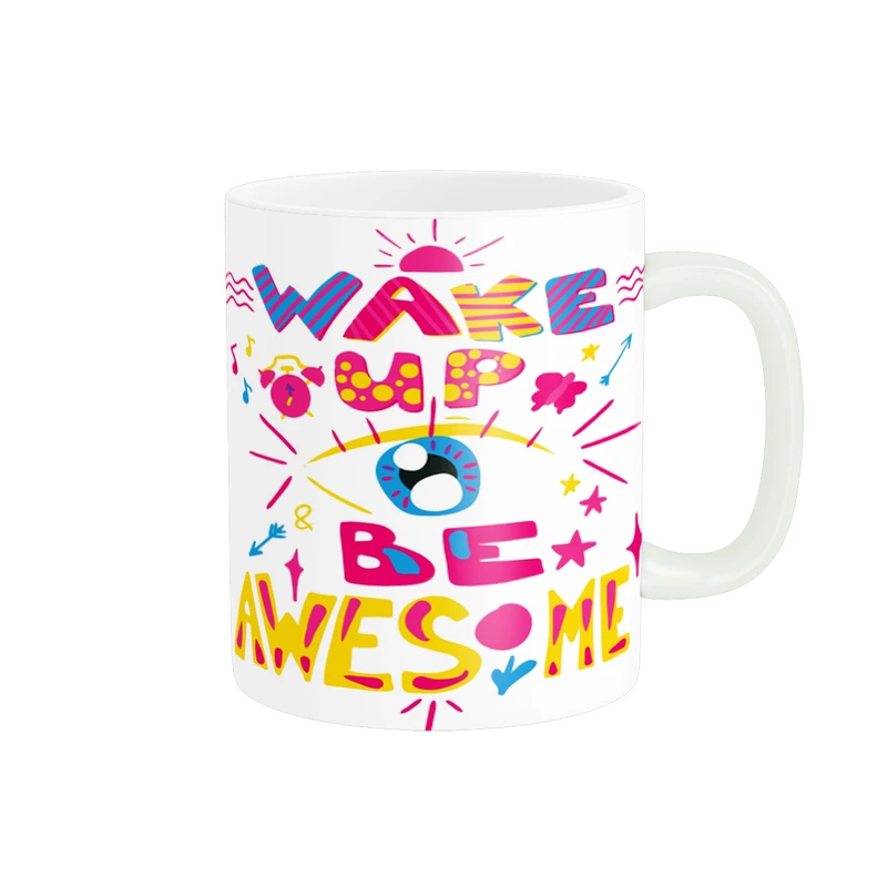 ماگ پاد آفرین مدل بیدار شو کد DKC94-1