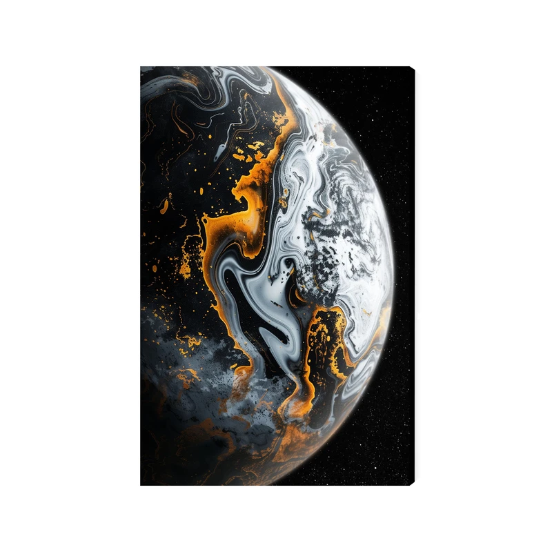 تابلو شاسی عرش مدل فانتزی فضا و کهکشان کد As4589