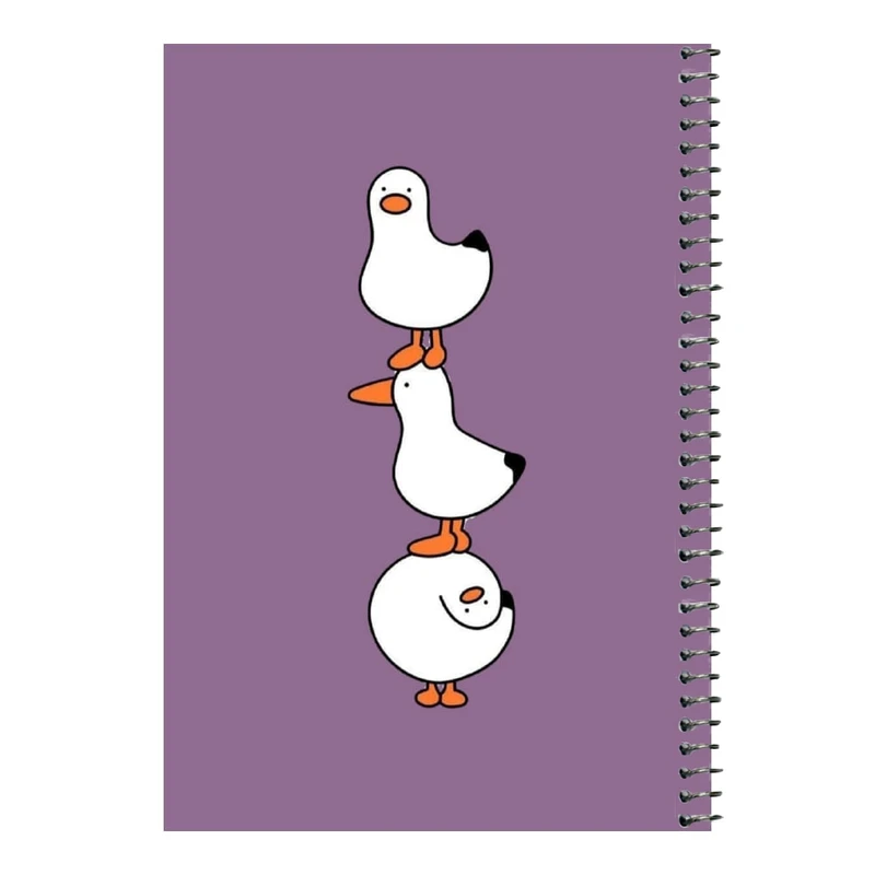 دفتر مشق 80 برگ اس جی طرح اردک های بامزه    