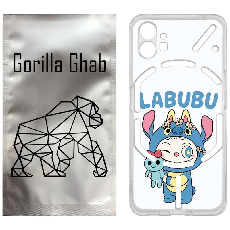 کاور گوریلا قاب مدل CLG کد 112 طرح Labubu مناسب برای گوشی موبایل ناتینگ فون Phone 1