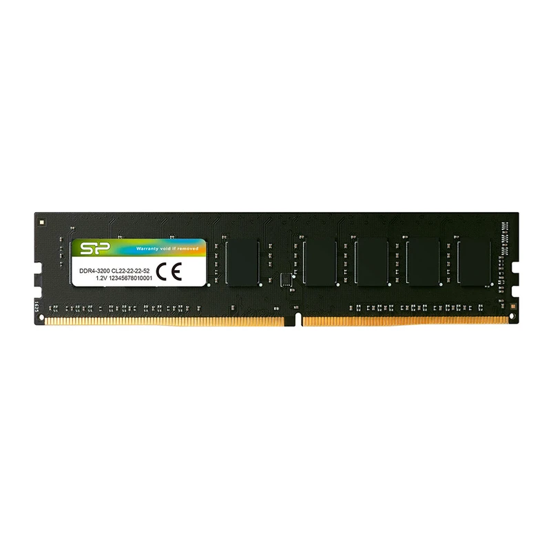 رم دسکتاپ DDR4 تک کاناله 3200 مگاهرتز CL22 سیلیکون پاور مدل SP ظرفیت 16 گیگابایت