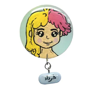 مگنت مدل رزینی طرح ماه تولد کد 03