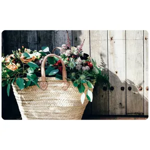 پادری طرح سبد حصیری کد m/500 سایز 46×76 سانتی متر