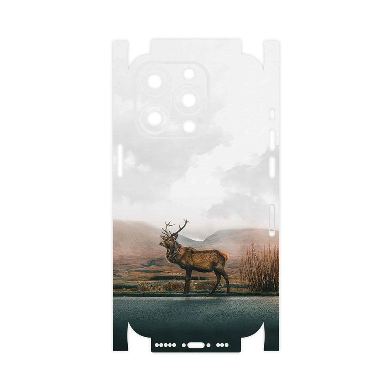برچسب پوششی ماهوت مدل Horned_Deer-FullSkin مناسب برای گوشی موبایل اپل iPhone 14 Pro