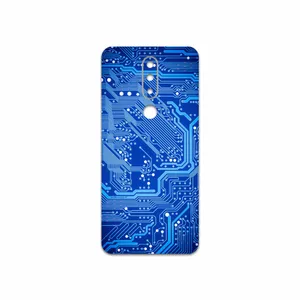 MAHOOT Blue Printed Circuit Board Cover Sticker for Nokia 5.1 Plus