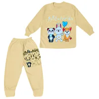 ست تی شرت و شلوار بچگانه طرح روباه و خرس کد Ke6