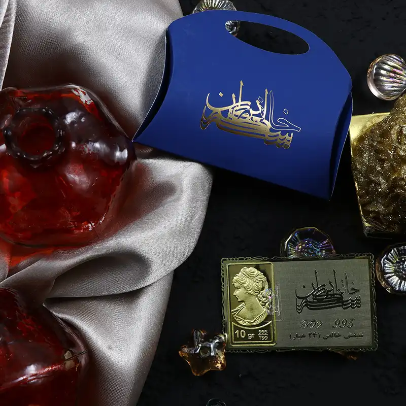 شمش طلا 24 عیار خانه سکه ایران مدل ونوس