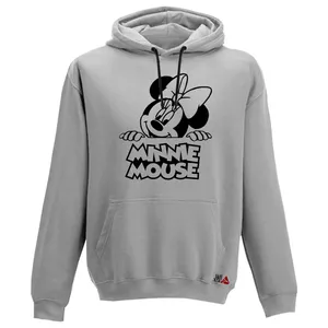 هودی زنانه مدل  مینی موس کد T03 رنگ طوسی