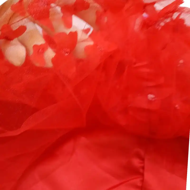 ست پیراهن و گیره مو دخترانه مدل عروس کد 21