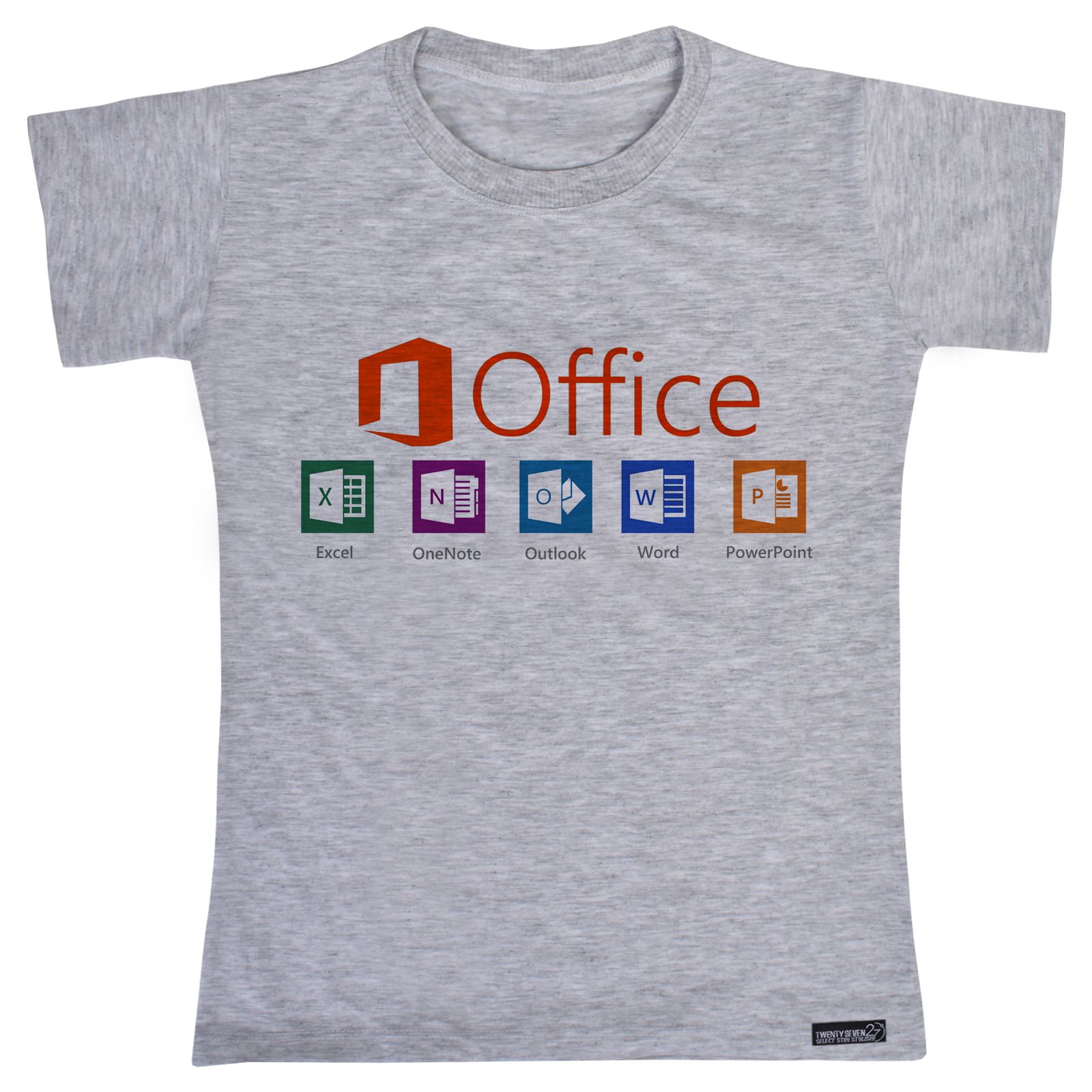 تی شرت آستین کوتاه پسرانه 27 مدل Microsoft Office Full کد MH911 -  - 1