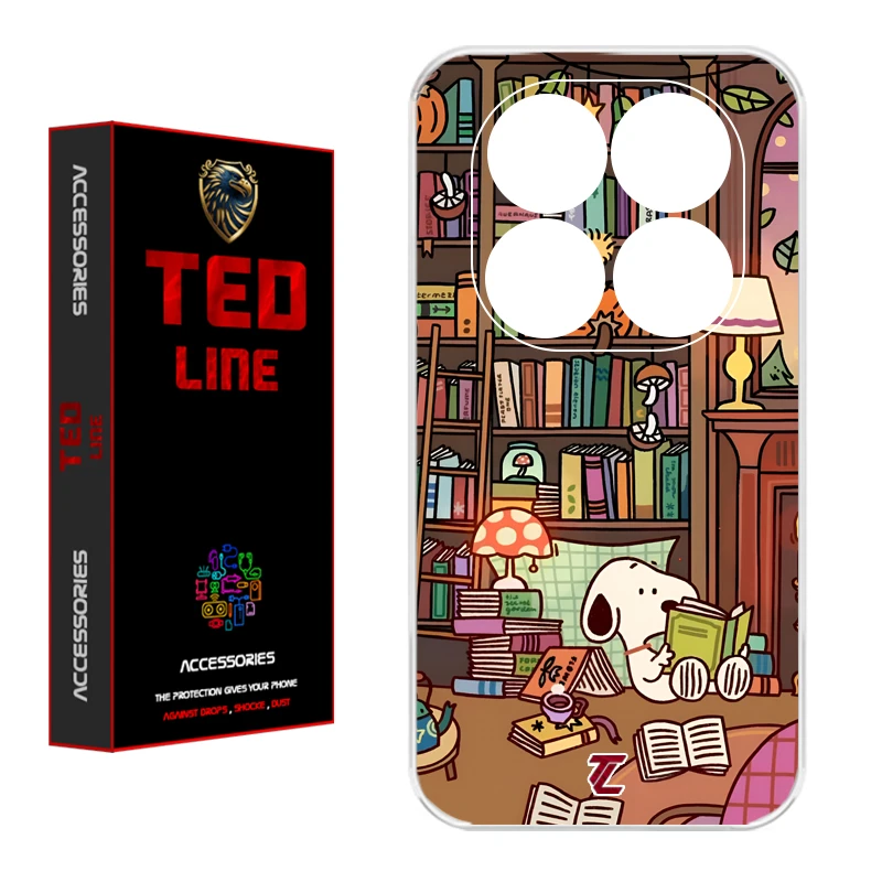 کاور تدلاین طرح اسنوپی کد 1218 مناسب برای گوشی موبایل شیائومی Poco X7 / Redmi Note 14 Pro 4G