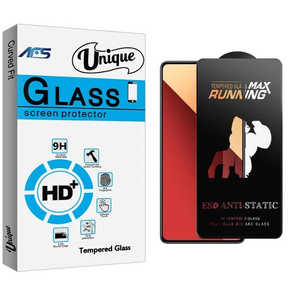 محافظ صفحه نمایش ای اف اس مدل Unique2 Running Max مناسب برای گوشی موبایل شیائومی Redmi Note 13 4G / Redmi Note 13 Pro / Poco F5