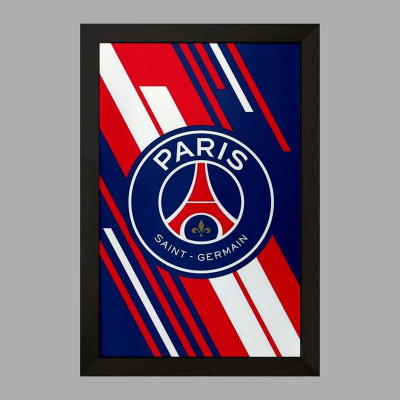 تابلو خندالو مدل باشگاه پاری سن ژرمن کد 26860 تابلو خندالو مدل باشگاه پاری سن ژرمن کد 26860