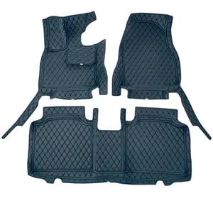 کفپوش 5 بعدی خودرو مدل Ts چرم گلدوزی مناسب برای تویوتا Bz4