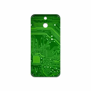 MAHOOT Green Printed Circuit Board Cover Sticker for HTC One E8