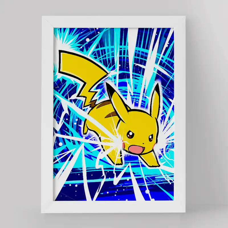 تابلو خندالو مدل پیکاچو انیمه پوکمون کد 17389