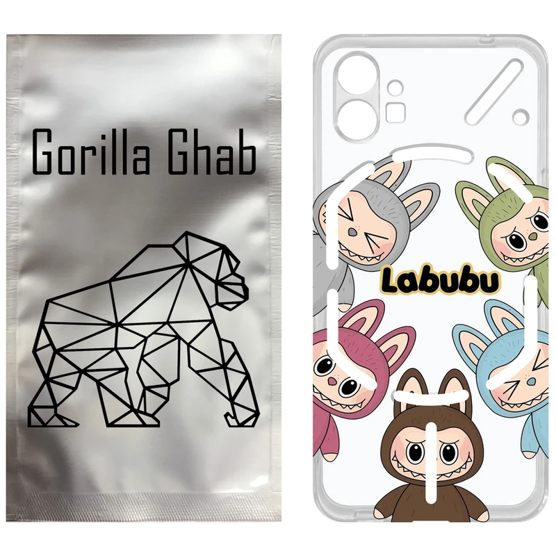 کاور گوریلا قاب مدل CLG کد 102 طرح Labubu مناسب برای گوشی موبایل ناتینگ فون Phone 1