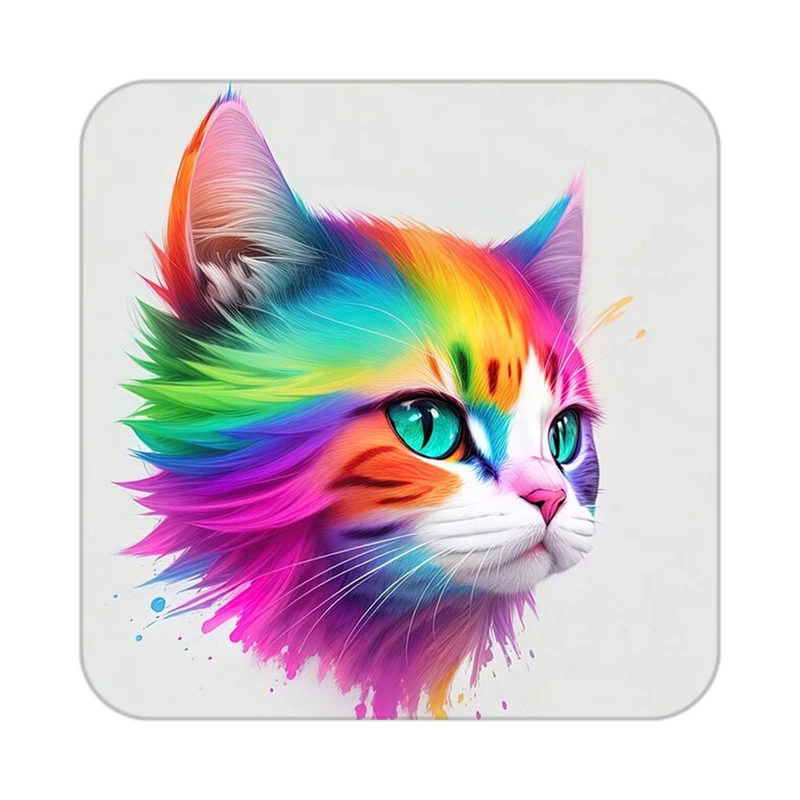 زیر لیوانی کاکتی طرح حیوانات رنگی مدل mp26933