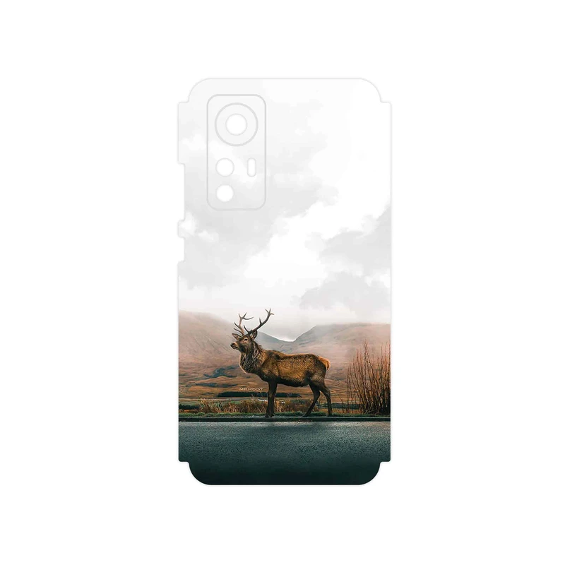 برچسب پوششی ماهوت مدل Horned_Deer مناسب برای گوشی موبایل شیائومی 12