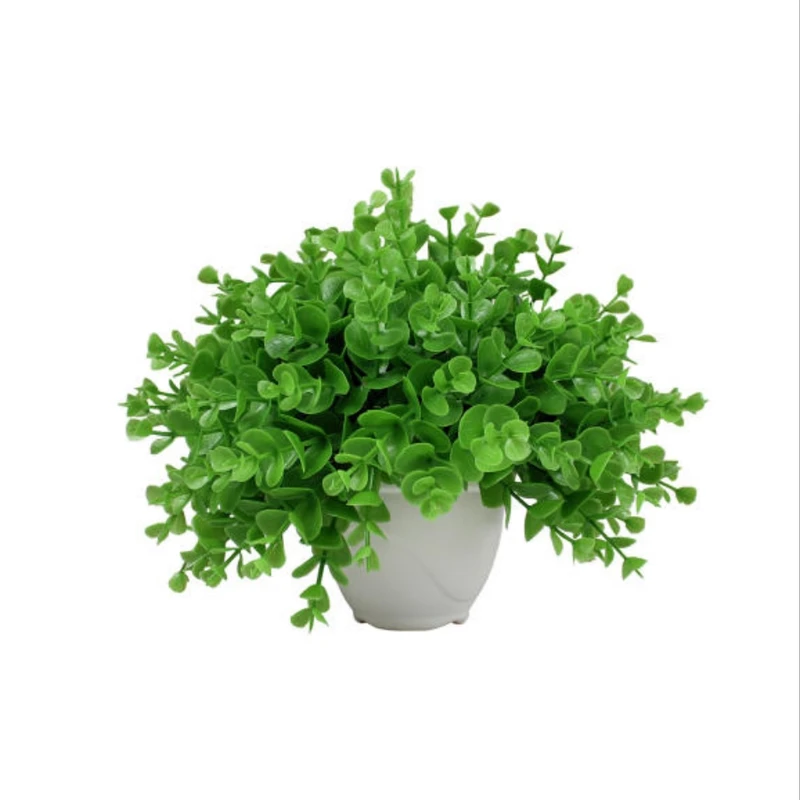 گلدان به همراه گل مصنوعی طرح شمشاد کد 3030