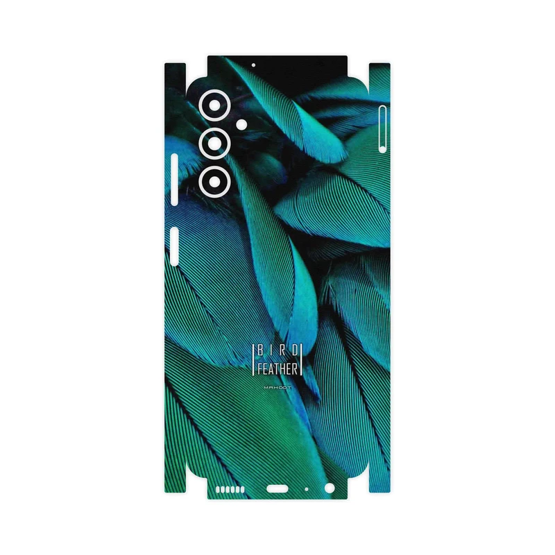 برچسب پوششی ماهوت مدل Green Feather-FullSkin مناسب برای گوشی موبایل سامسونگ Galaxy A05s
