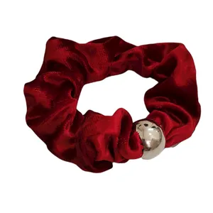 کش مو دخترانه مدل مخمل مهره دار