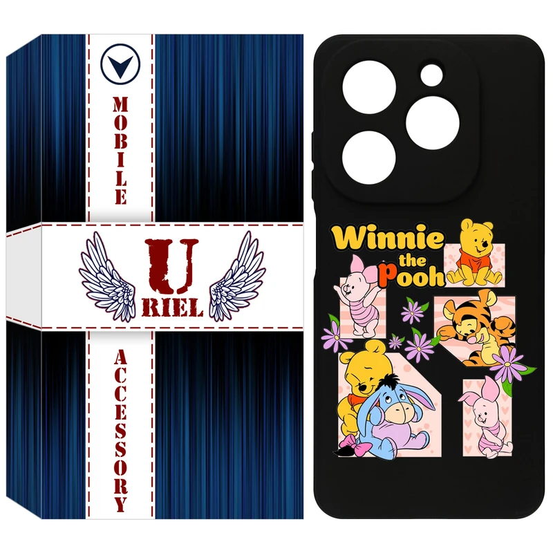 کاور یوریل مدل KSH کد 56 طرح کارتونی مناسب برای گوشی موبایل تکنو Spark 20 / Spark Go 2024