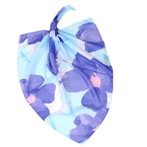 دستمال سر و گردن زنانه مدل نخی گل شبرنگی کد 2520