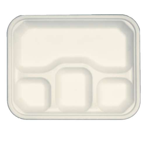 ظرف یکبار مصرف سوگاس مدل سلف چهار خونه بسته 6 عددی