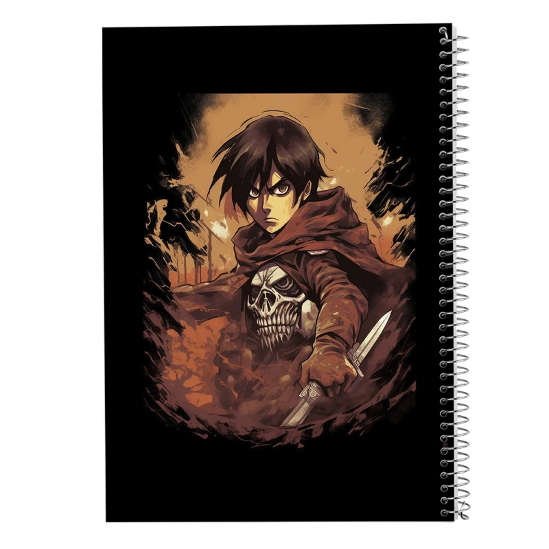 دفتر شطرنجی 50 برگ مدوپد مدل Attack on Titan کد DF10397